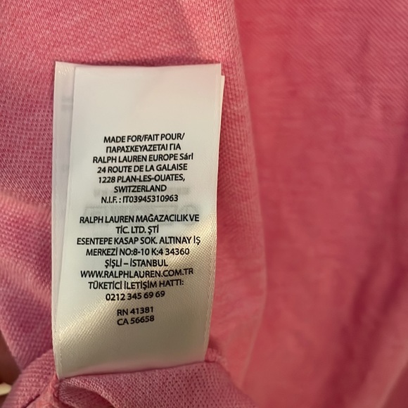NWOT Ralph Lauren Long Sleeve Mesh Polo - Picture 4 of 4